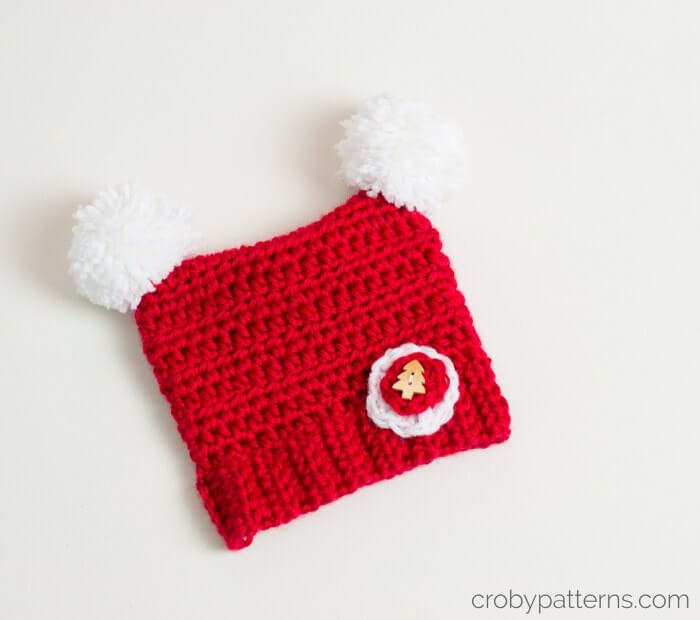 Crochet baby Christmas Hat ? Croby Patterns