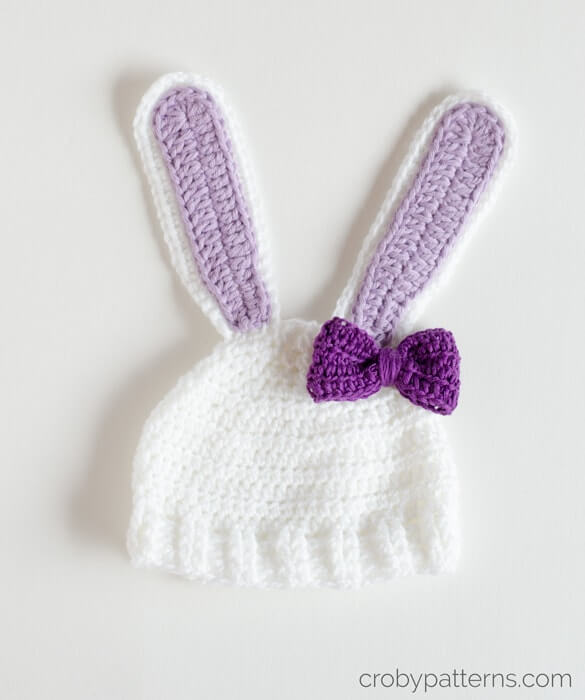 Crochet Pattern Little Bunny Hat Croby Patterns