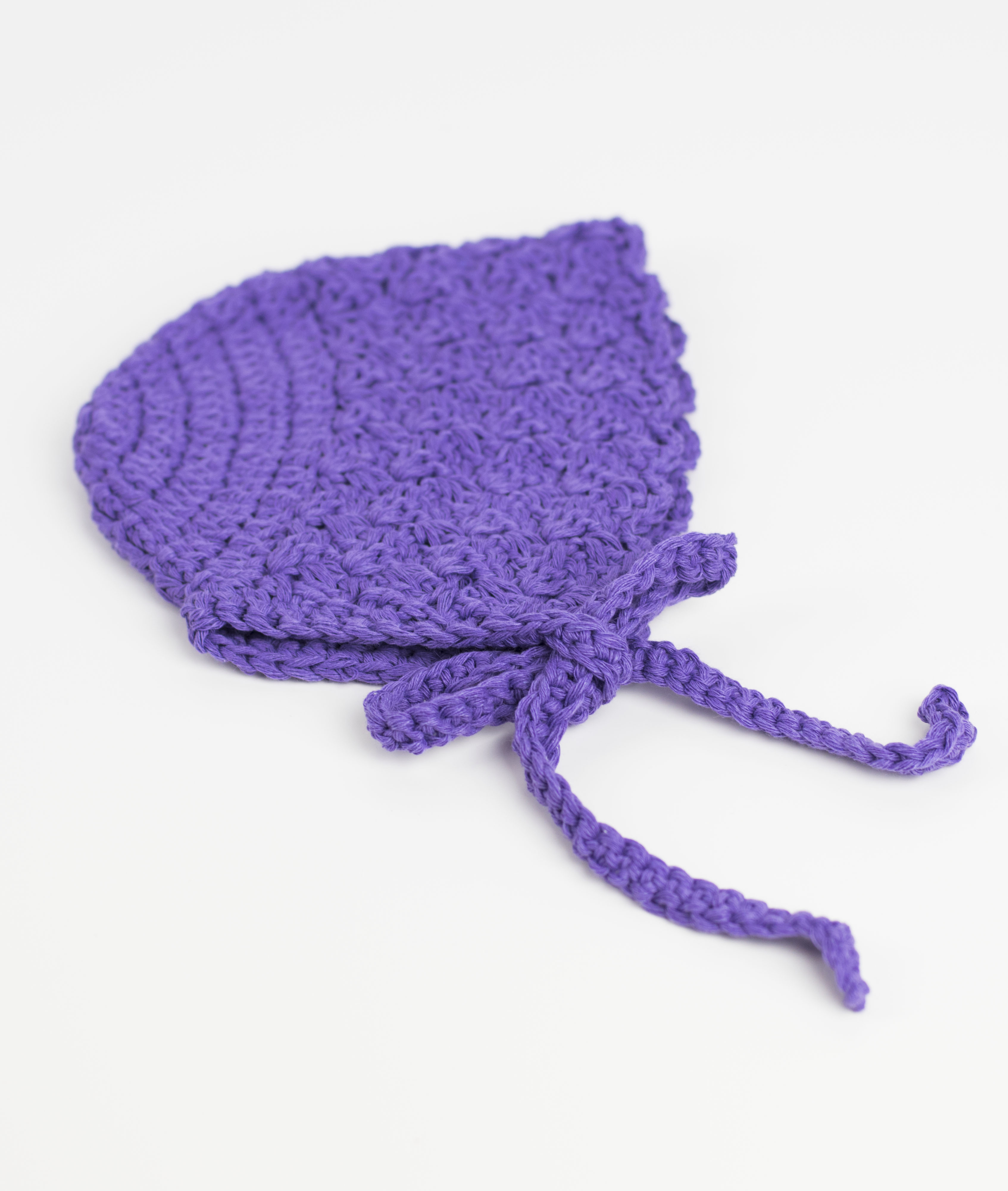 FREE PATTERN How To Make A Crochet Bonnet Croby Patterns