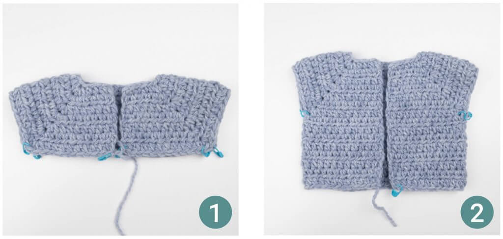 Crochet Baby Cardigan Winter Snowflake Free Pattern