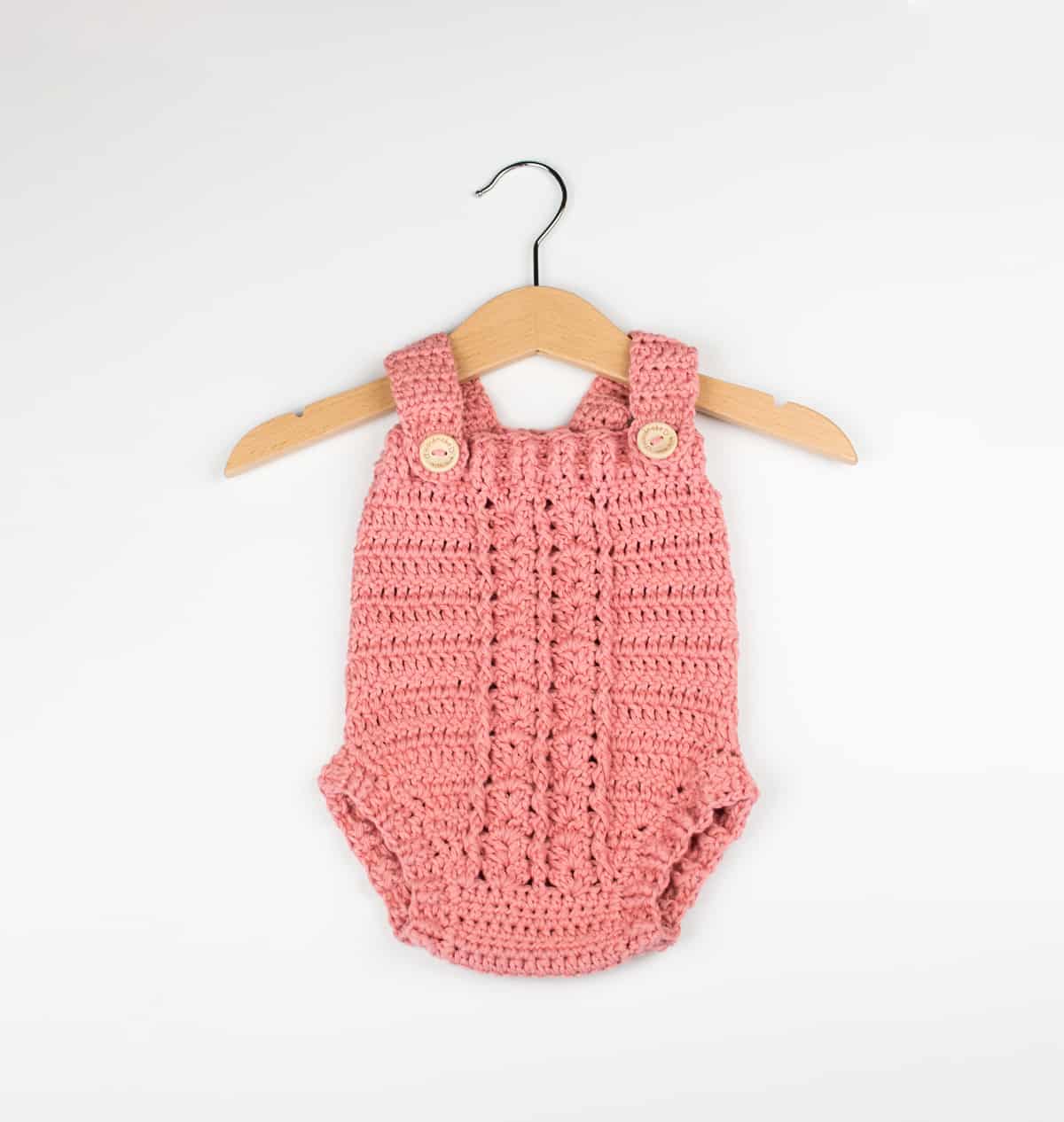 Seashell Crochet Baby Romper